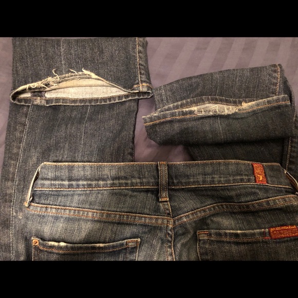 7 For All Mankind Boot Cut Jeans - Picture 4 of 6